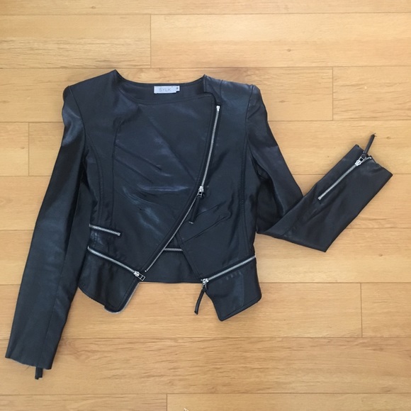S.Y.L.K Jackets & Blazers - S.Y.L.K Vegan Leather Moto Jacket